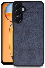 Newface Samsung Galaxy S24 FE Kılıf Aras Deri Kapak - Lacivert - Görsel 2