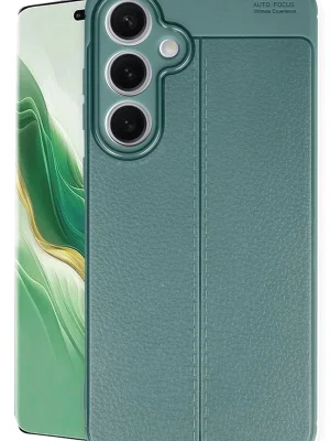 Newface Samsung Galaxy S24 FE Kılıf Auto Focus Kapak - Koyu Yeşil