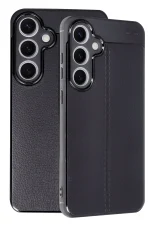 Newface Samsung Galaxy S24 FE Kılıf Auto Focus Kapak - Siyah - Görsel 4