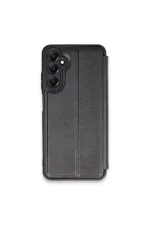 Newface Samsung Galaxy S24 FE Kılıf Flip Cover - Siyah