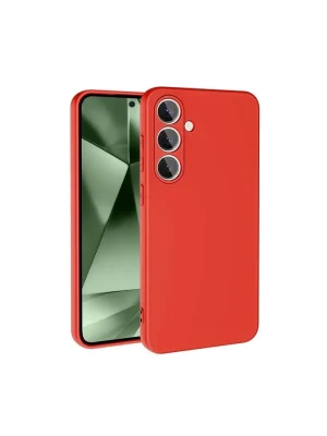 Newface Samsung Galaxy S24 FE Kılıf Nano içi Kadife Silikon - Kırmızı