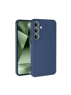 Newface Samsung Galaxy S24 FE Kılıf Nano içi Kadife Silikon - Lacivert