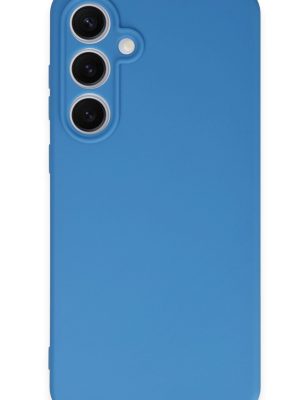 Newface Samsung Galaxy S24 FE Kılıf Nano içi Kadife Silikon - Mavi
