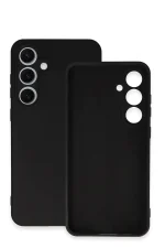 Newface Samsung Galaxy S24 FE Kılıf Nano içi Kadife Silikon - Siyah - Görsel 3