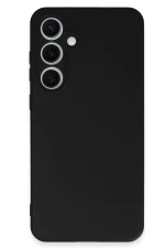 Newface Samsung Galaxy S24 FE Kılıf Nano içi Kadife Silikon - Siyah - Görsel 4