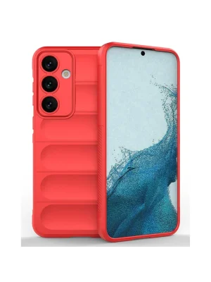 Newface Samsung Galaxy S24 FE Kılıf Optimum Silikon - Kırmızı