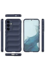 Newface Samsung Galaxy S24 FE Kılıf Optimum Silikon - Lacivert - Görsel 2