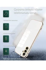 Newface Samsung Galaxy S24 FE Kılıf Volet Silikon - Açık Yeşil - Görsel 4