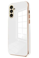 Newface Samsung Galaxy S24 FE Kılıf Volet Silikon - Beyaz - Görsel 2