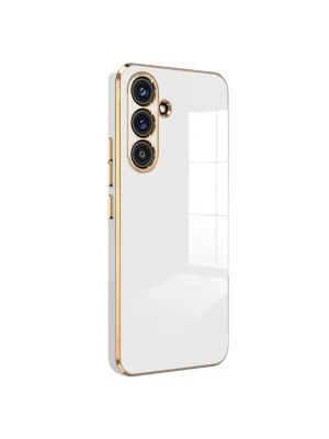 Newface Samsung Galaxy S24 FE Kılıf Volet Silikon - Beyaz