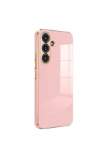 Newface Samsung Galaxy S24 FE Kılıf Volet Silikon - Pembe