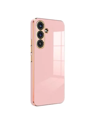 Newface Samsung Galaxy S24 FE Kılıf Volet Silikon - Pembe