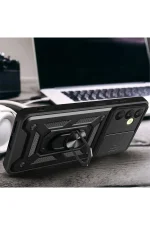 Newface Samsung Galaxy S24 FE Pars Lens Yüzüklü Silikon - Yeşil - Görsel 3