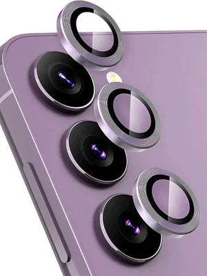 Newface Samsung Galaxy S24 FE Raze Metal Kamera Lens - Mor