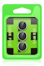 Newface Samsung Galaxy S24 FE Raze Metal Kamera Lens - Sarı - Görsel 2