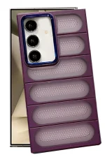 Newface Samsung Galaxy S24 Kılıf Airmax Silikon Kapak - Derin Mor