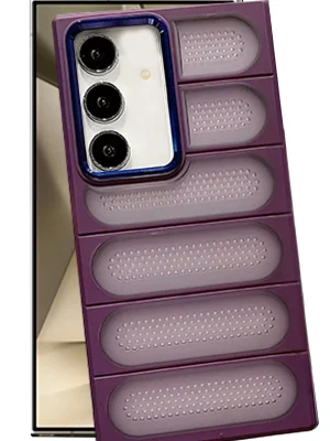 Newface Samsung Galaxy S24 Kılıf Airmax Silikon Kapak - Derin Mor