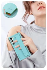 Newface Samsung Galaxy S24 Kılıf Data Kapak - Siyah - Görsel 5