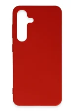 Newface Samsung Galaxy S24 Kılıf First Silikon - Kırmızı - Görsel 2