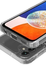 Newface Samsung Galaxy S24 Kılıf Magneticsafe Şeffaf Silikon - Şeffaf - Görsel 3