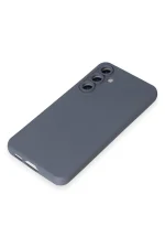 Newface Samsung Galaxy S24 Kılıf Nano içi Kadife Silikon - Gri - Görsel 4