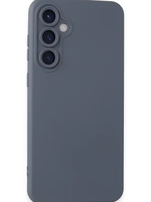 Newface Samsung Galaxy S24 Kılıf Nano içi Kadife Silikon - Gri