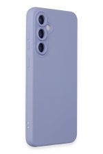 Newface Samsung Galaxy S24 Kılıf Nano içi Kadife Silikon - Lila - Görsel 2