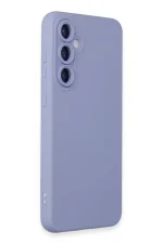 Newface Samsung Galaxy S24 Kılıf Nano içi Kadife Silikon - Lila - Görsel 2