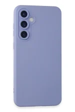 Newface Samsung Galaxy S24 Kılıf Nano içi Kadife Silikon - Lila