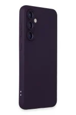 Newface Samsung Galaxy S24 Kılıf Nano içi Kadife Silikon - Mor - Görsel 2