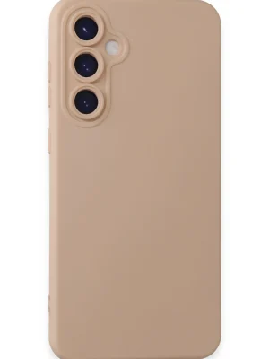 Newface Samsung Galaxy S24 Kılıf Nano içi Kadife Silikon - Pudra