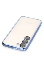 Newface Samsung Galaxy S24 Kılıf Razer Lensli Silikon - Açık Mavi - Görsel 3