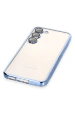 Newface Samsung Galaxy S24 Kılıf Razer Lensli Silikon - Açık Mavi - Görsel 4