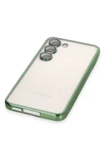 Newface Samsung Galaxy S24 Kılıf Razer Lensli Silikon - Yeşil - Görsel 4