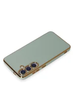 Newface Samsung Galaxy S24 Kılıf Volet Silikon - Açık Yeşil - Görsel 3