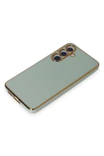 Newface Samsung Galaxy S24 Kılıf Volet Silikon - Açık Yeşil - Görsel 4