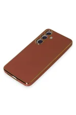 Newface Samsung Galaxy S24 Kılıf Volet Silikon - Kırmızı - Görsel 4