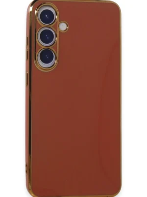 Newface Samsung Galaxy S24 Kılıf Volet Silikon - Kırmızı