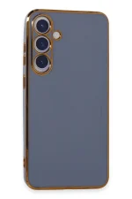 Newface Samsung Galaxy S24 Kılıf Volet Silikon - Mavi