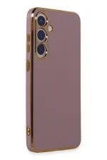 Newface Samsung Galaxy S24 Kılıf Volet Silikon - Mor - Görsel 2