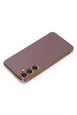 Newface Samsung Galaxy S24 Kılıf Volet Silikon - Mor - Görsel 3