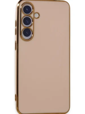 Newface Samsung Galaxy S24 Kılıf Volet Silikon - Pembe