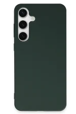 Newface Samsung Galaxy S24 Plus Kılıf First Silikon - Koyu Yeşil - Görsel 3