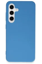 Newface Samsung Galaxy S24 Plus Kılıf First Silikon - Mavi - Görsel 3