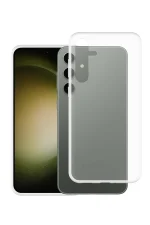 Newface Samsung Galaxy S24 Plus Kılıf Lüx Şeffaf Silikon