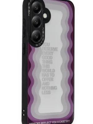 Newface Samsung Galaxy S24 Plus Kılıf Mirror Desenli Kapak - Mirror - 5