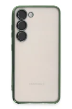 Newface Samsung Galaxy S24 Plus Kılıf Razer Lensli Silikon - Yeşil - Görsel 2