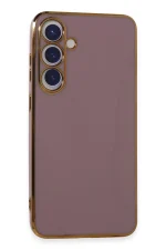 Newface Samsung Galaxy S24 Plus Kılıf Volet Silikon - Mor