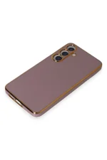 Newface Samsung Galaxy S24 Plus Kılıf Volet Silikon - Mor - Görsel 4