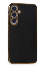 Newface Samsung Galaxy S24 Plus Kılıf Volet Silikon - Siyah